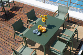 GARNITURA VRNTA OLIVE miza + 6 stolov 88822 