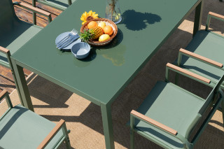 GARNITURA VRNTA OLIVE miza + 6 stolov 88822 