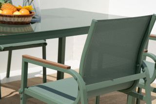 GARNITURA VRNTA OLIVE miza + 6 stolov 88822 