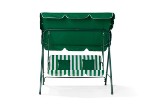 GUGALNICA DVOJNA MYKONOS Z BLAZINAMI ZELENO BELA 89245 