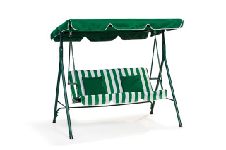 GUGALNICA DVOJNA MYKONOS Z BLAZINAMI ZELENO BELA 89245 