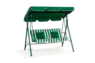 GUGALNICA DVOJNA MYKONOS Z BLAZINAMI ZELENO BELA 89245 