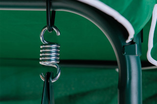 GUGALNICA DVOJNA MYKONOS Z BLAZINAMI ZELENO BELA 89245 