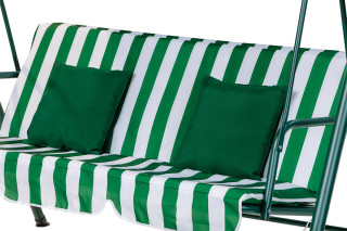 GUGALNICA DVOJNA MYKONOS Z BLAZINAMI ZELENO BELA 89245 