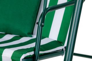 GUGALNICA DVOJNA MYKONOS Z BLAZINAMI ZELENO BELA 89245 