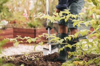 Lopata prekopna zaobljena ergonomic SIVA POL 1067512 Fiskars 