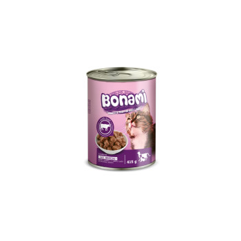 Bonami ploč. za mačke 415g govedina 