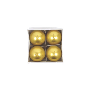 SVEČA ADVENT KROGLA 60mm 4/1 ZLATA 