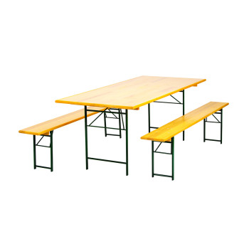 Garnitura gasilska miza+2 klopi 200x70 cm 