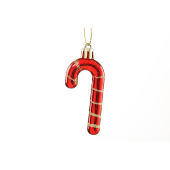 OKRASEK VISEČI PLASTIČNI SLADKORČEK, 6.5cm 