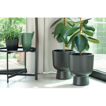 PVC lonec, Milly, 29.8x36.5 cm, antracit 