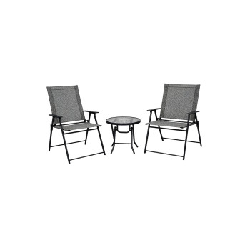 Garnitura vrtna 2+1 zložljiva, Snap Rest 