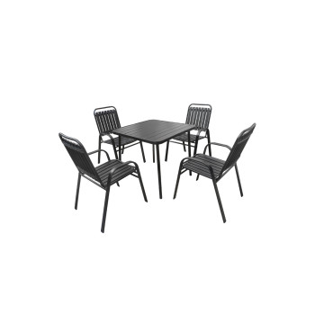 GARNITURA VRTNA ARUBA set 4+1 KOVINA 88821 