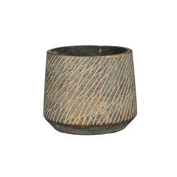 LONEC KERAMIKA, CAMINO, 17x14 cm, SIVO-RJAV 