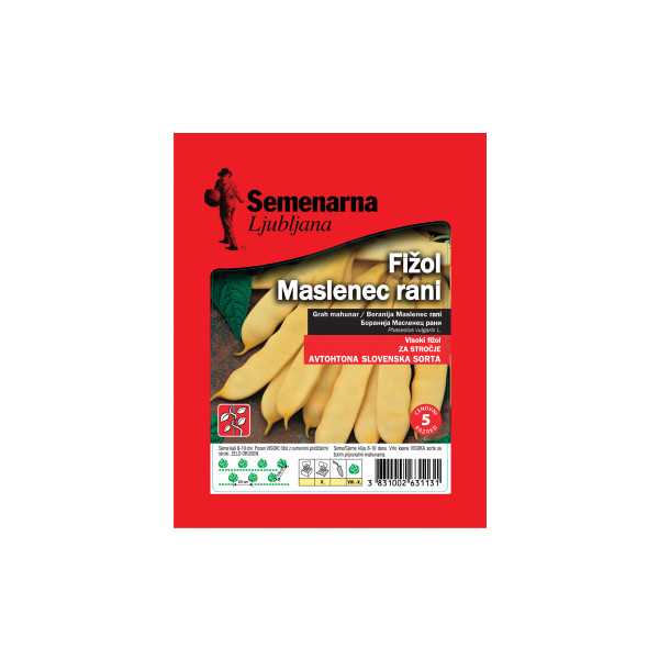 FIŽOL MASLENEC RANI 100 g Semenarna 