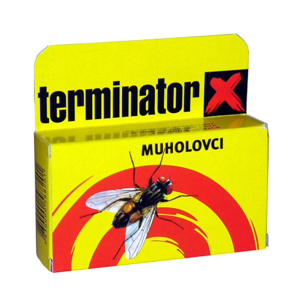 TERMINATOR X HIŠNI MUHOLOVEC Z MEDOM, 4 KOS