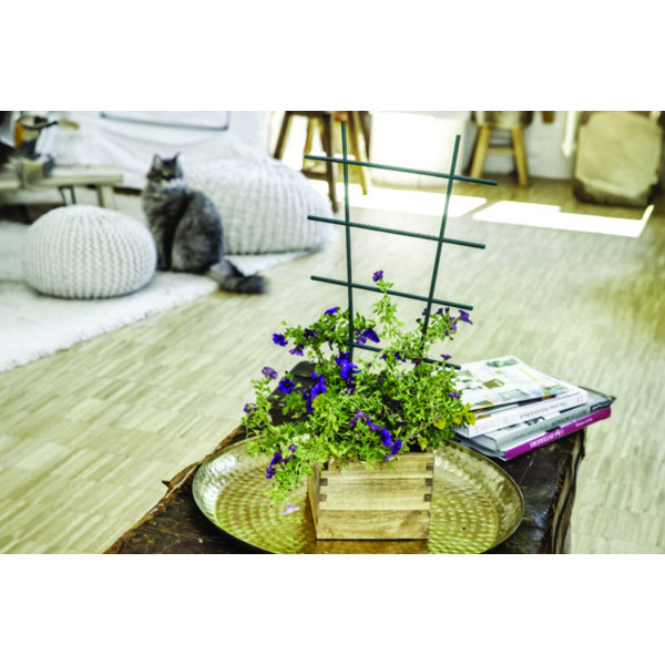Opora za lončnice 57x31 cm PVC zelena