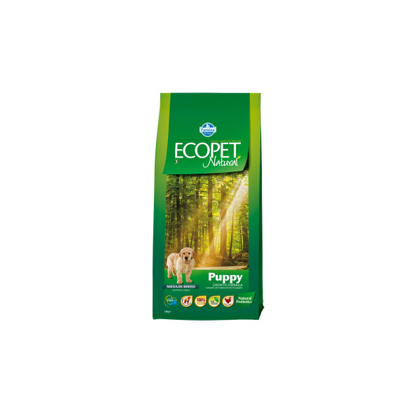 Brik. Ecopet natural puppy 12kg za pse 