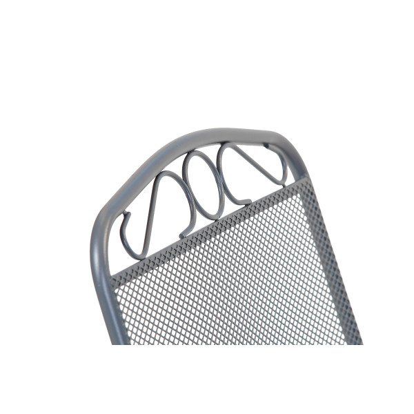 Stol vrtni kovinski Melfi siv 