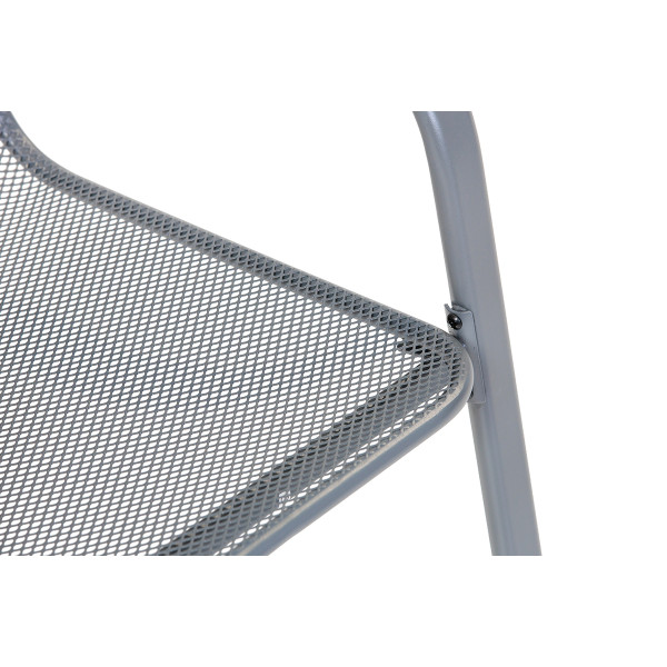 Stol vrtni kovinski Melfi siv 