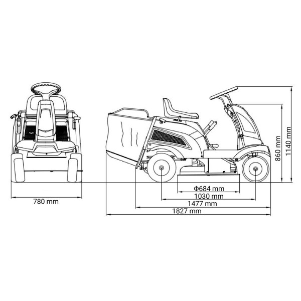 Kosilnica Easy Rider VTR 660 
