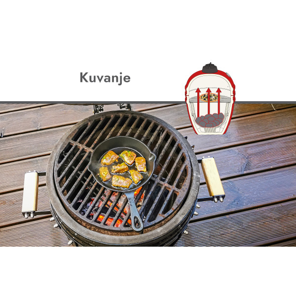 Žar Kamado 55 cm (21) 