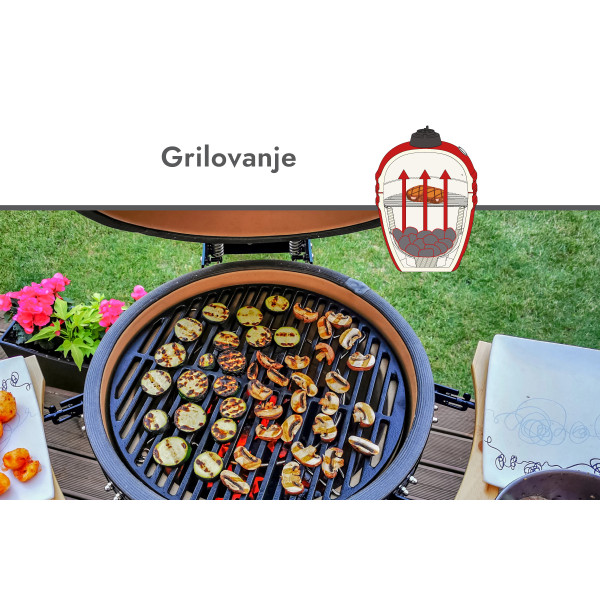 Žar Kamado 55 cm (21) 