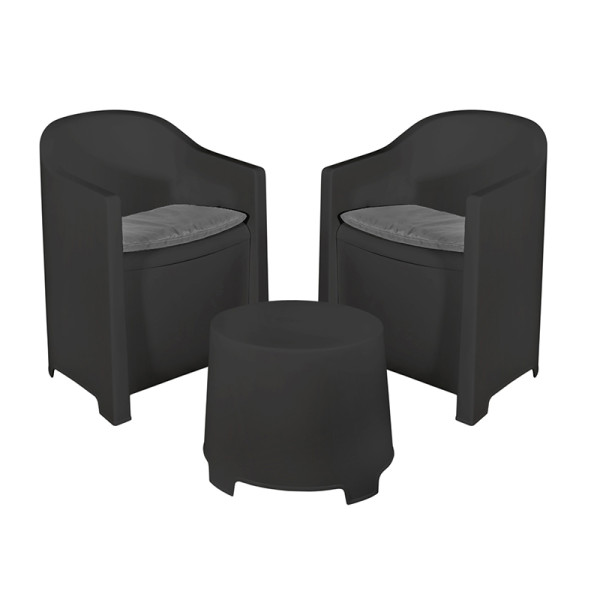 SET LUNA 2+1 ANTRACIT