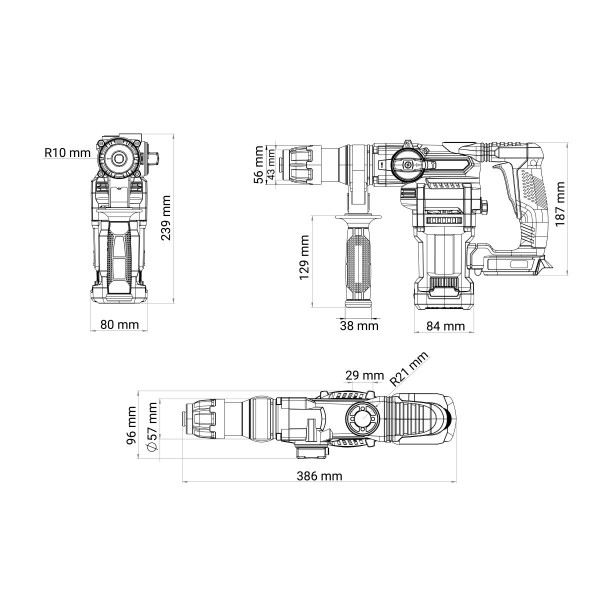 VRTALNIK-KLADIVO FUSE VLP 0420  084642 Villager 