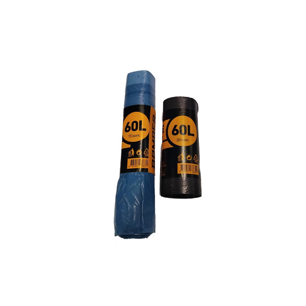 Vreča za smeti Bomber 60L 20/1 črna 