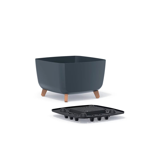 PVC lonec, Gracia Case, 39x19.5x18.7 cm, antracit 