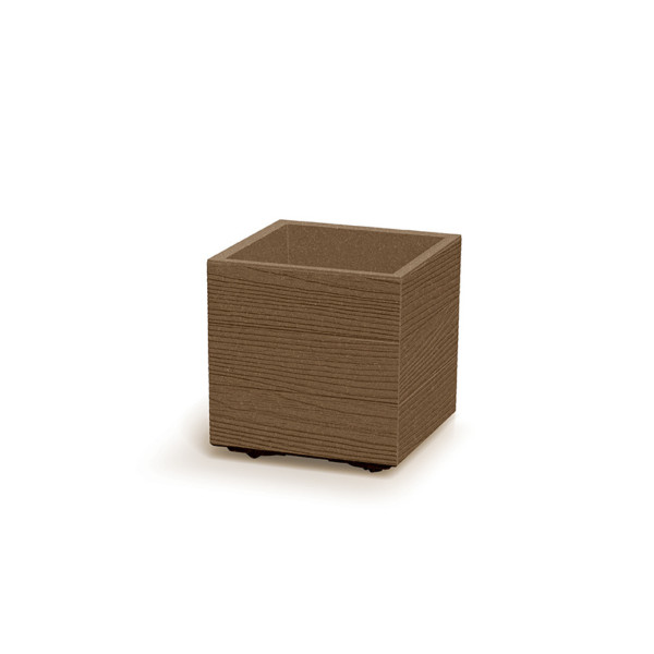 PVC Korito, Madera Square, 28x28x29 cm, v barvi lesa 