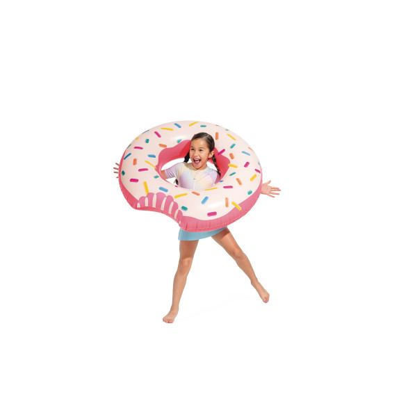 Obroč napihljiv Rainbow Donat tubes 1,07m 