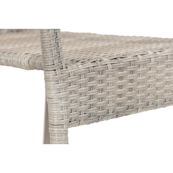 Stol vrtni Bay ratan siv 6/1 