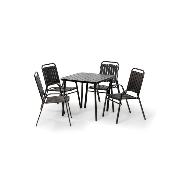 GARNITURA VRTNA ARUBA set 4+1 KOVINA 88821 