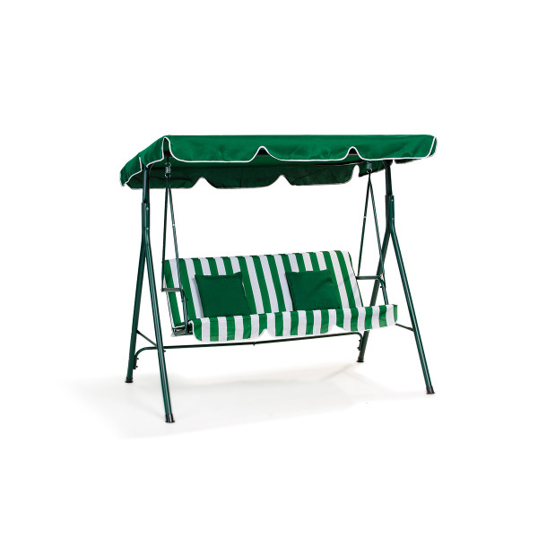 GUGALNICA DVOJNA MYKONOS Z BLAZINAMI ZELENO BELA 89245 