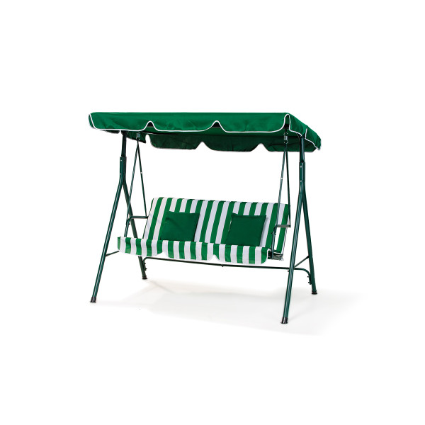 GUGALNICA DVOJNA MYKONOS Z BLAZINAMI ZELENO BELA 89245 