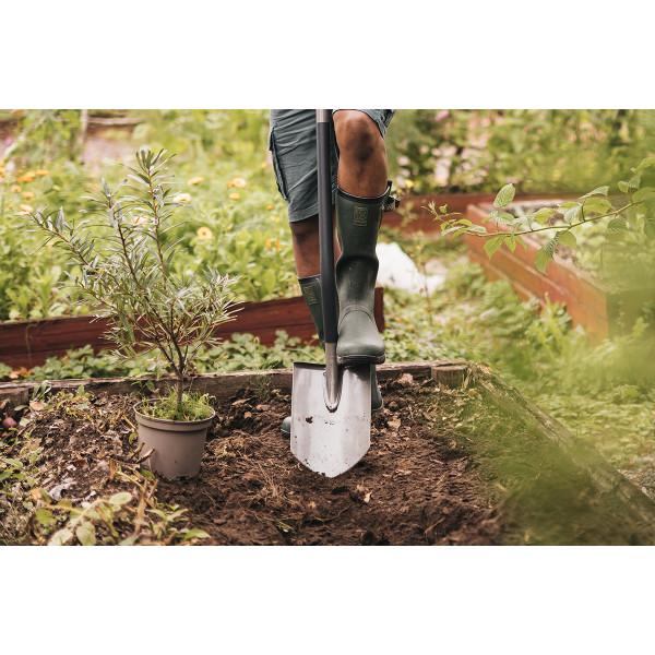 Lopata prekopna konič. ergon. siva POL 1067511 Fiskars 