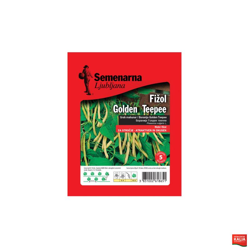 FIŽOL NIZEK GOLDEN TEEPEE 100 g Semenarna