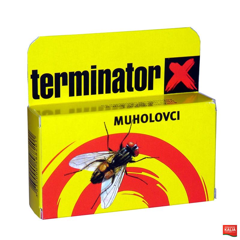 TERMINATOR X HIŠNI MUHOLOVEC Z MEDOM, 4 KOS