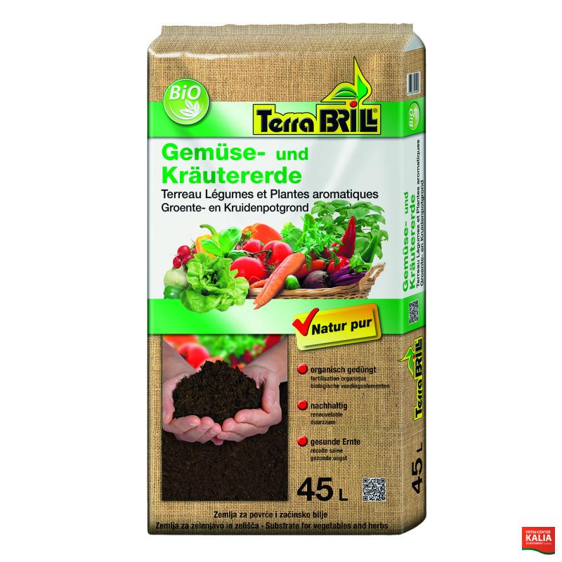 BRILL- ZEMLJA ZA VRTNINE IN ZELIŠČA BIO 45 L