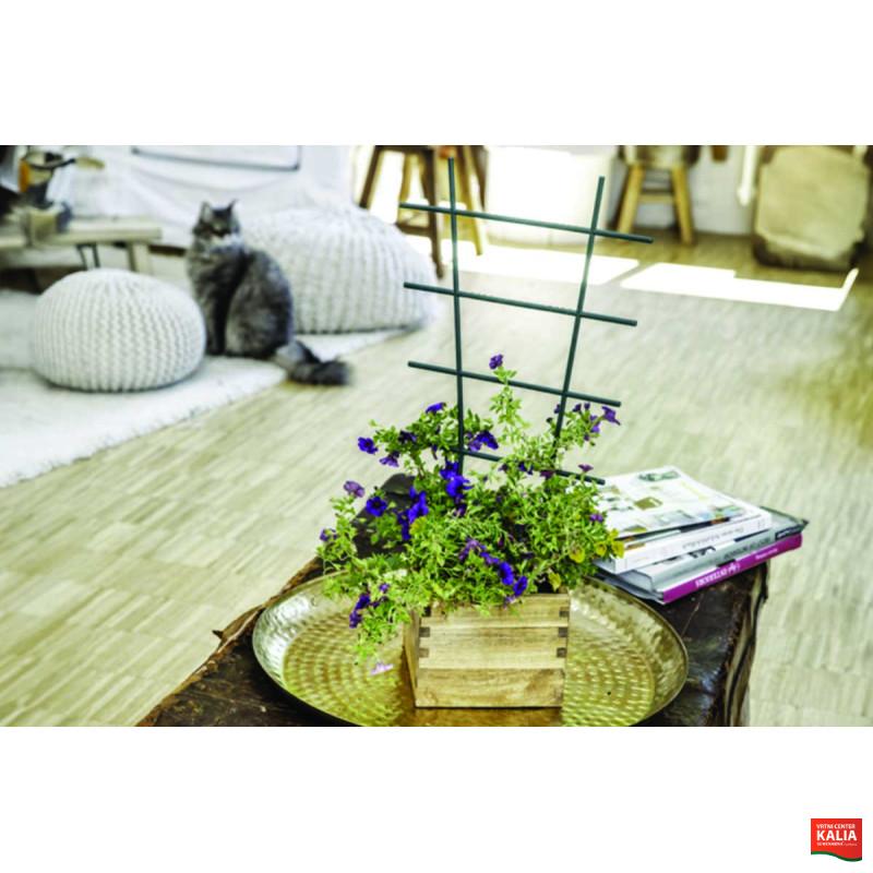 Opora za lončnice 57x31 cm PVC zelena