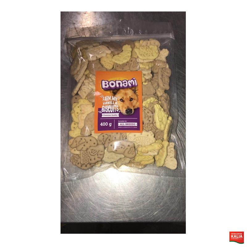 Bonami piškoti za pse farm mix vanili 400g-40274