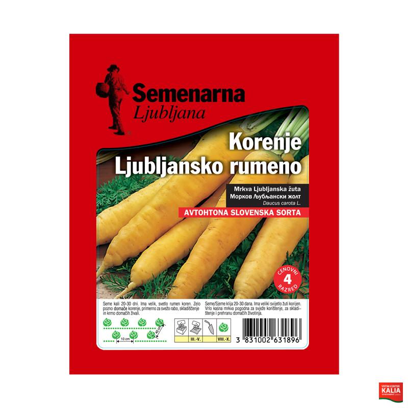 KORENJE LJUBLJANSKO RUMENO 50 g Semenarna 