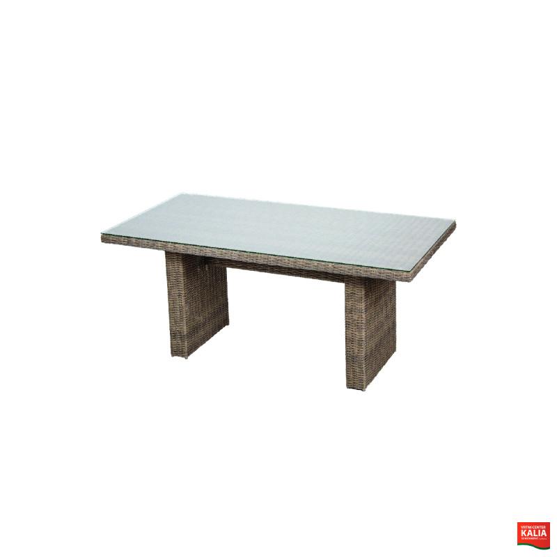 MIZA VRTNA SICILY RATAN 200X100X75CM BEIGE 60356 