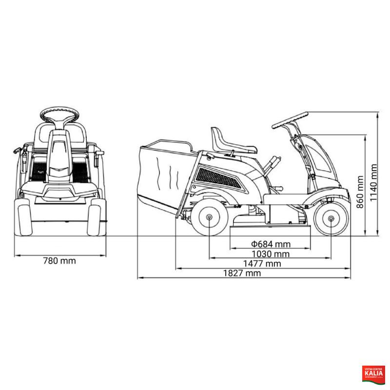 Kosilnica Easy Rider VTR 660 