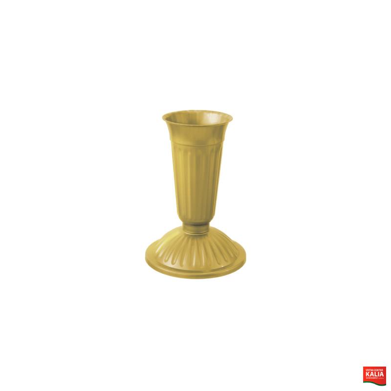 VAZA PVC NAGROBNA MEDITERAN 12x25 ČRNA 