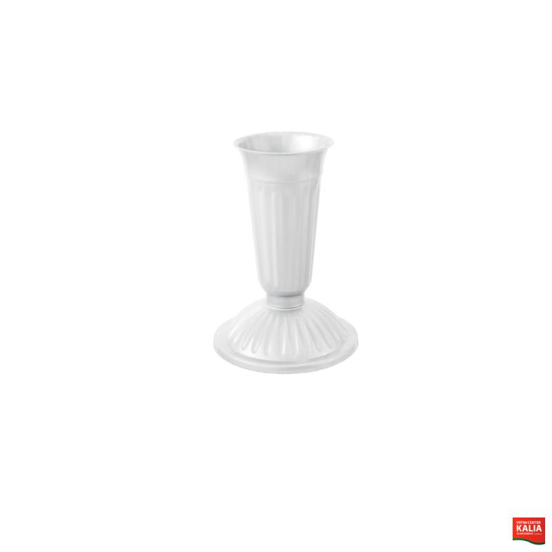 VAZA PVC NAGROBNA MEDITERAN 14x32 BELA 