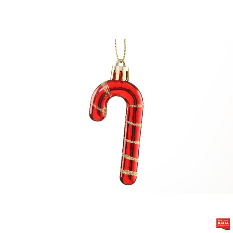 OKRASEK VISEČI PLASTIČNI SLADKORČEK, 6.5cm