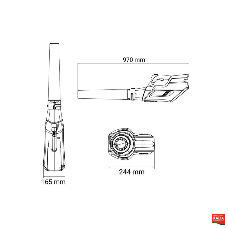 Puhalnik Listja Akumulatorski BL 5040 Zen Villager 